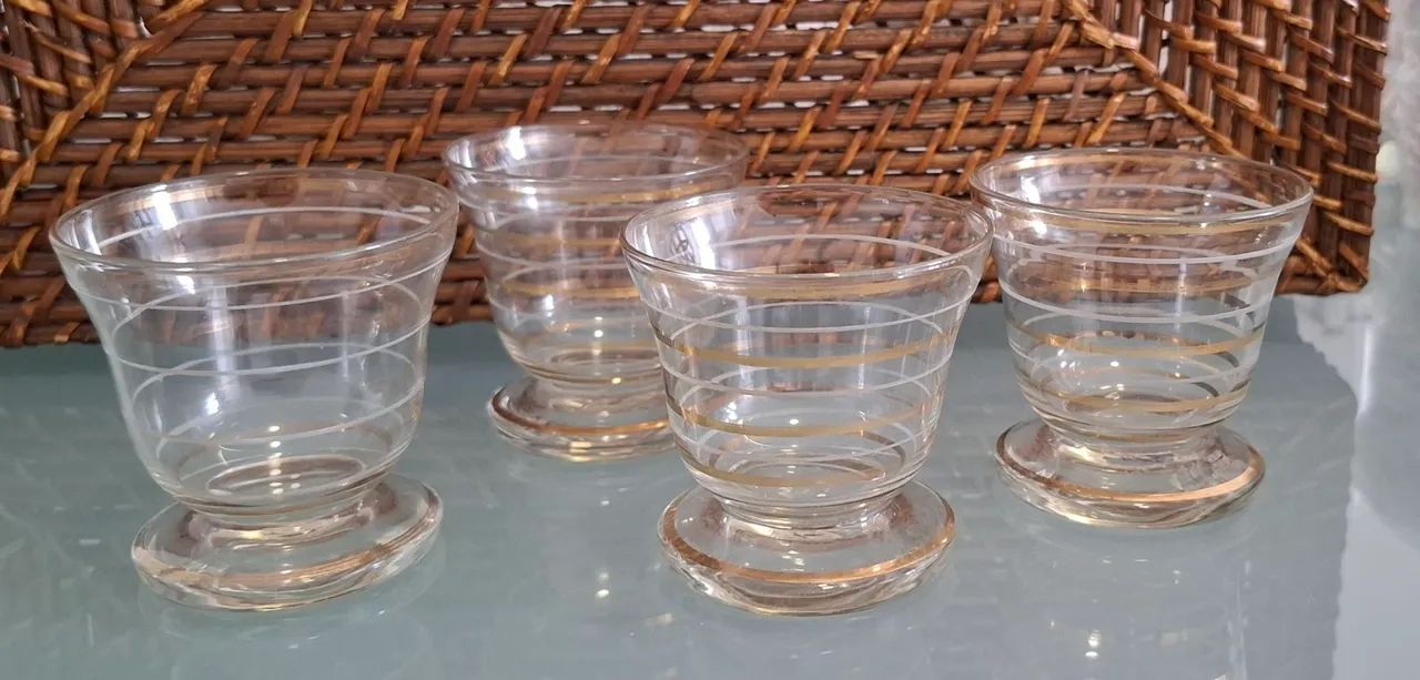 Copinhos aperitivo de listras