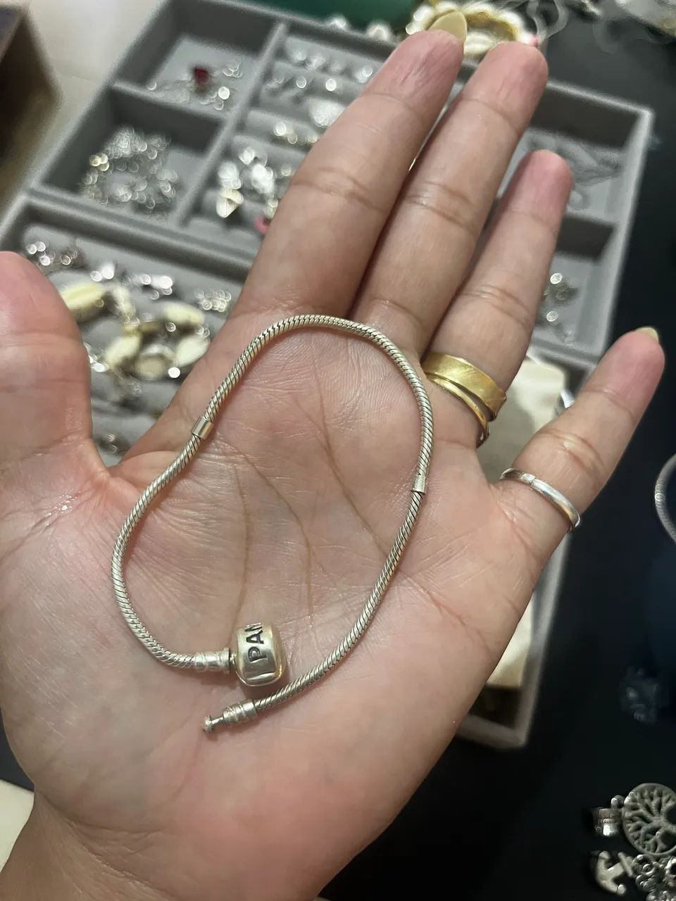 Pulseira inspiração Pandora 