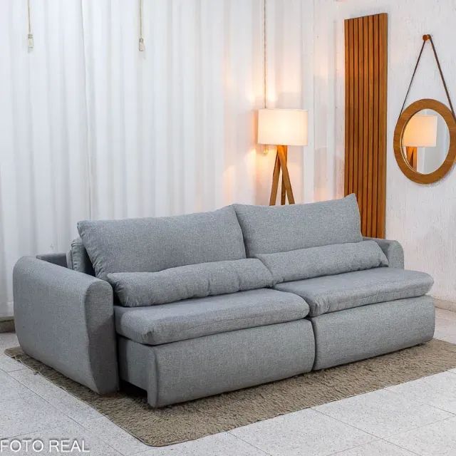sala sofa retratil e reclinavel 