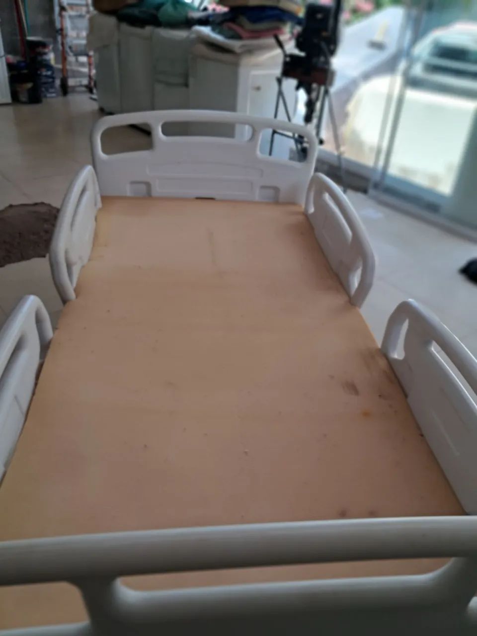 Cama hospitalar  manual  - Foto 3