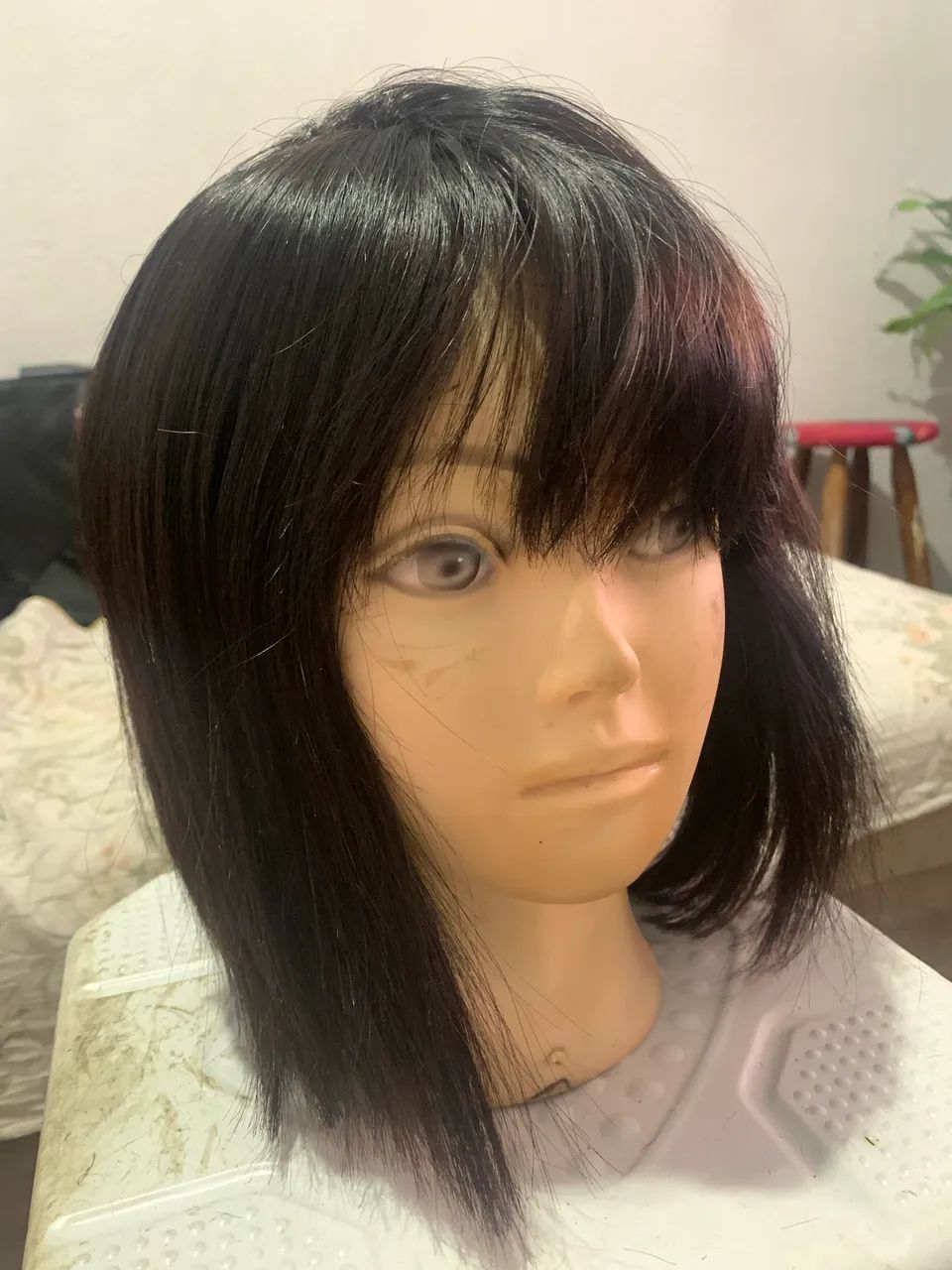 Vendo peruca humana Chanel - Foto 4