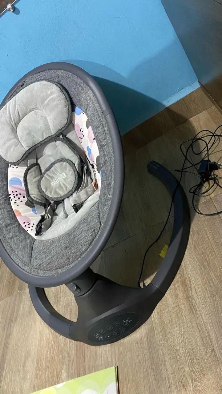 Cadeira De Balanço P/ Bebê Joyful Clingo Com Bluetooth