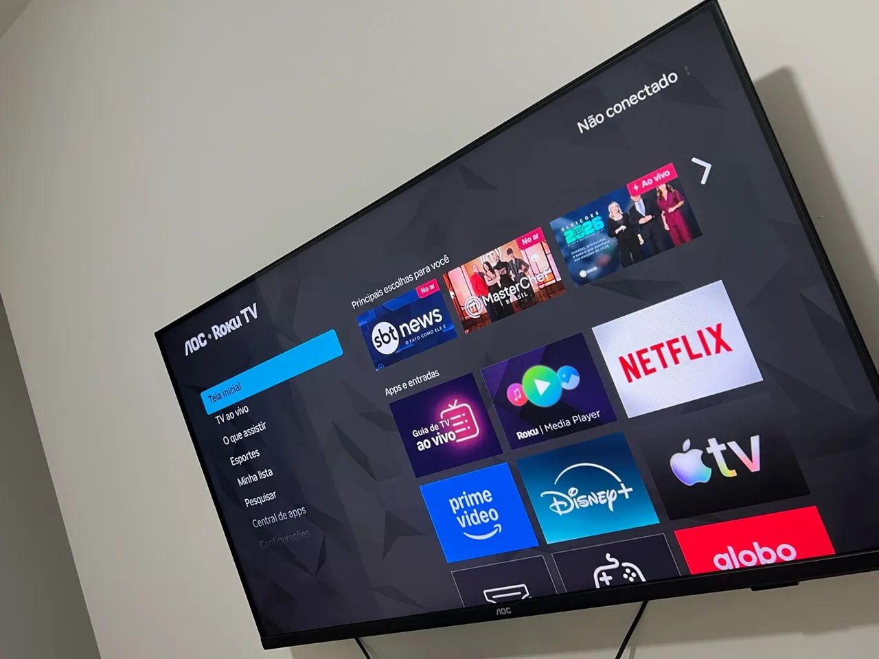 Smartv 43 polegadas ROKU TV