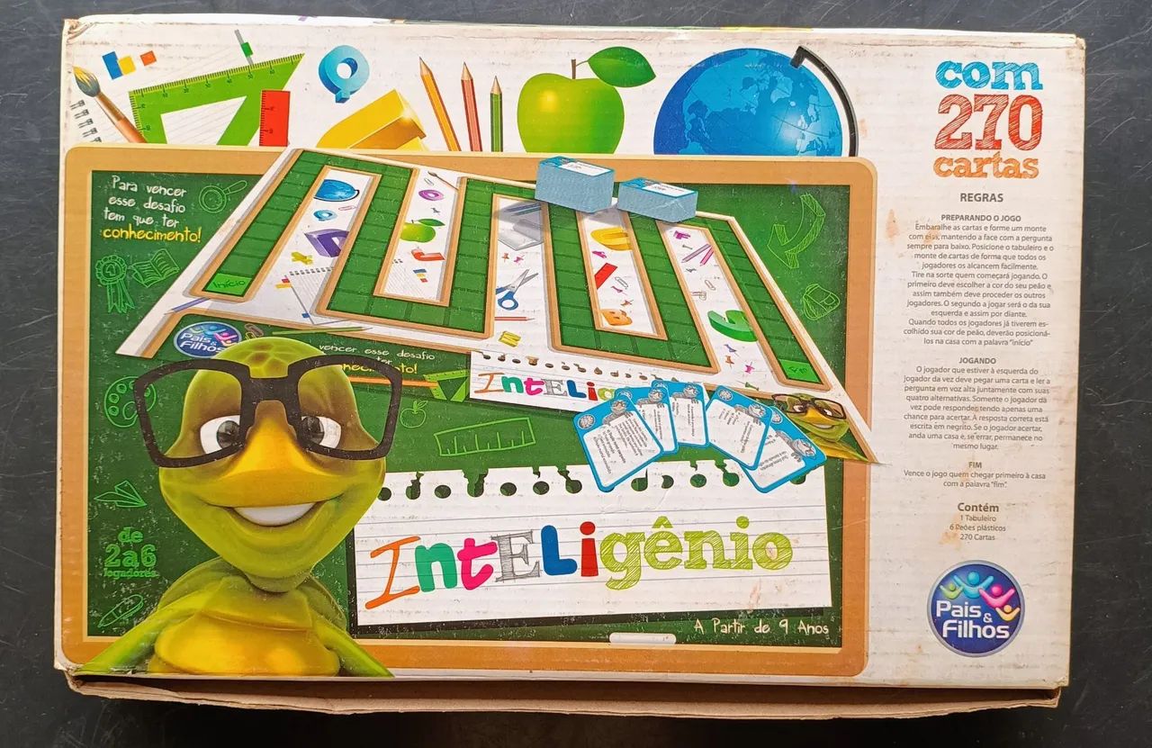 Jogo "INTELIGÊNIO" Pais e Filhos  - Foto 2