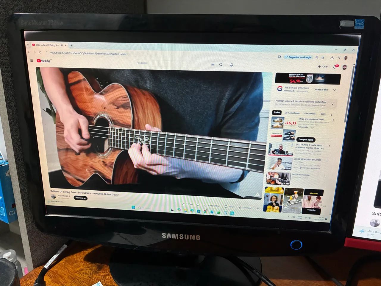 Vendo Monitor Samsung 17 polegadas  - Foto 3