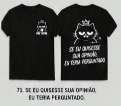 Blusas 100% algodão 