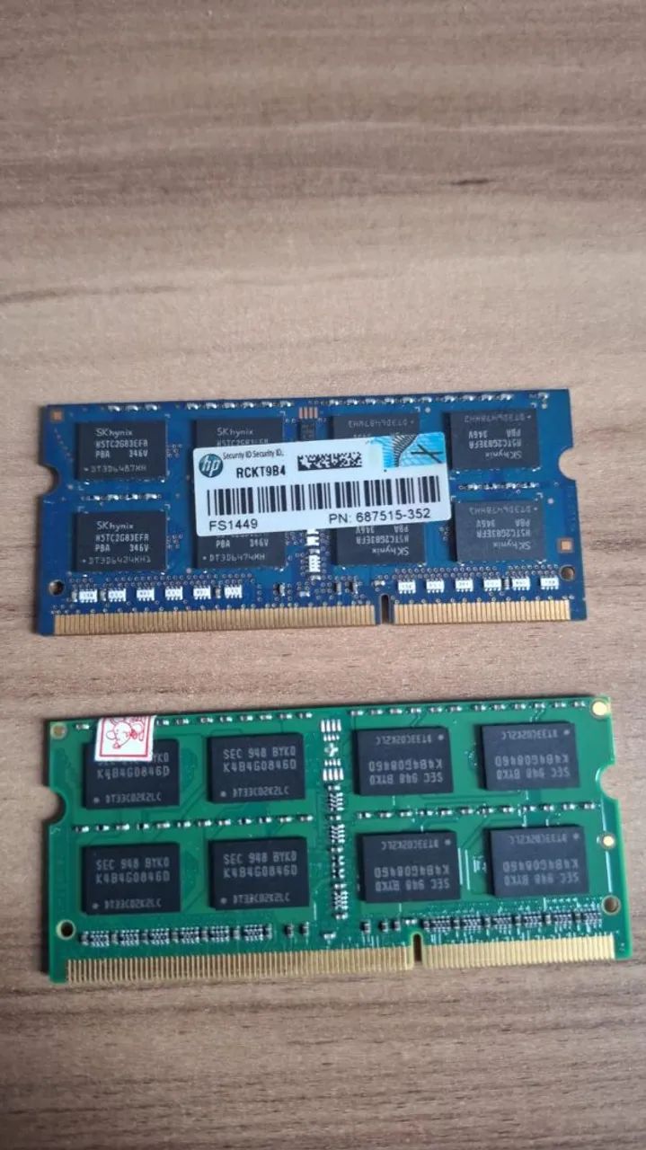 2X 4GB DDR3 MEMÓRIA RAM NOTEBOOK - Foto 3