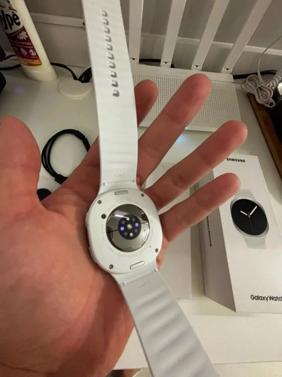 Galaxy Watch8 44 mm - Branco - Bluetooth - Foto 3