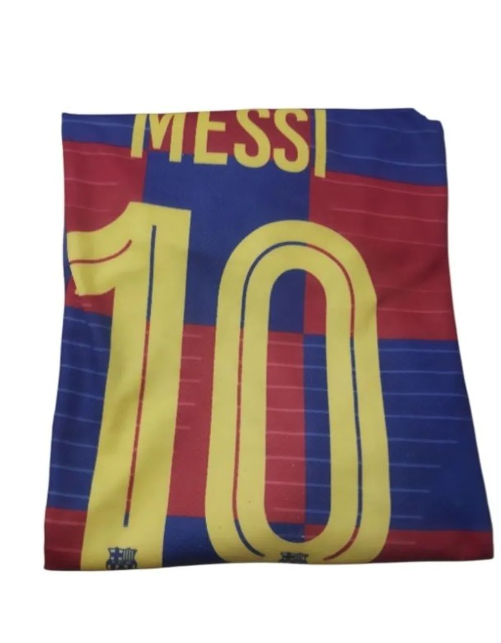 Camisa Barcelona Infantil Tam 10/12 (Usada) - Foto 2