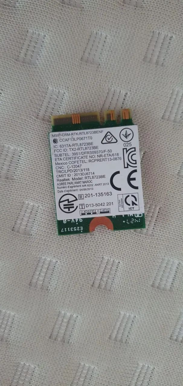 Placa de Rede Sem Fio Wi-Fi + Bluetooth Original Lenovo G40 - Foto 2