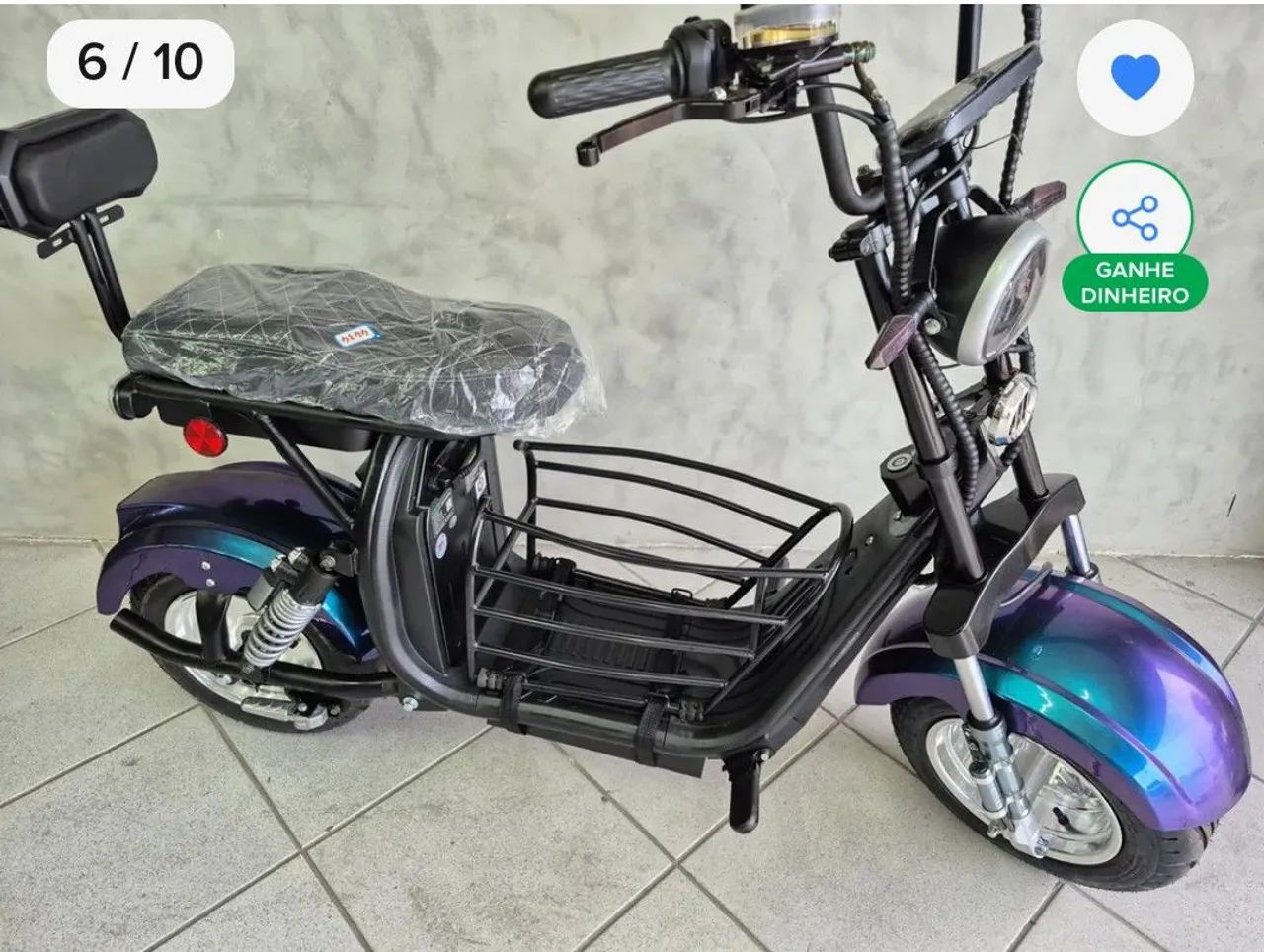CESTO DE AÇO PARA SCOOTER ACIMA DE 1000 WATTS - Foto 2