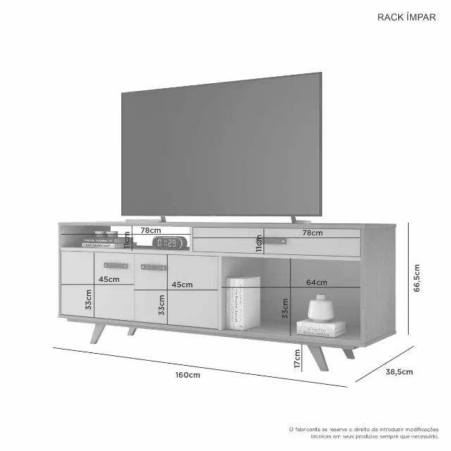 Rack Impar para Tv ate 70 polegadas na pronta entrega  - Foto 4