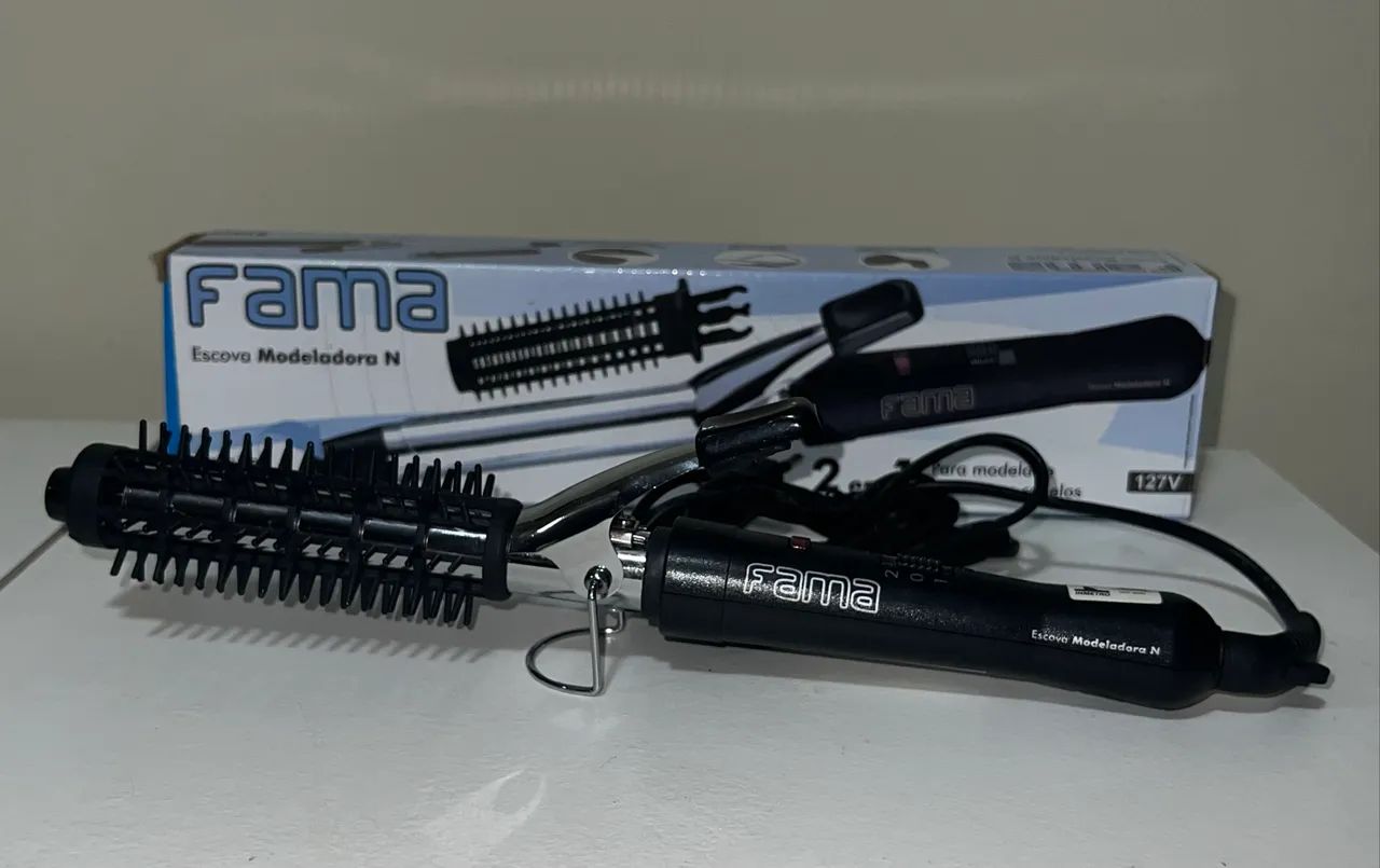 Escova Modeladora N FAMA 2 em 1 - BIVOLT   ?ACEITO PROPOSTA? - Foto 2