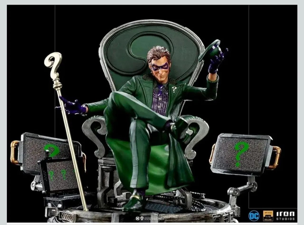 The Riddler Deluxe - 1/10 Art Scale - DC Comics Series 7 - Iron Studios [ CHARADA]