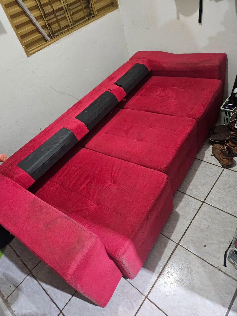 Sofá retrátil usado 3 lugares - Foto 3