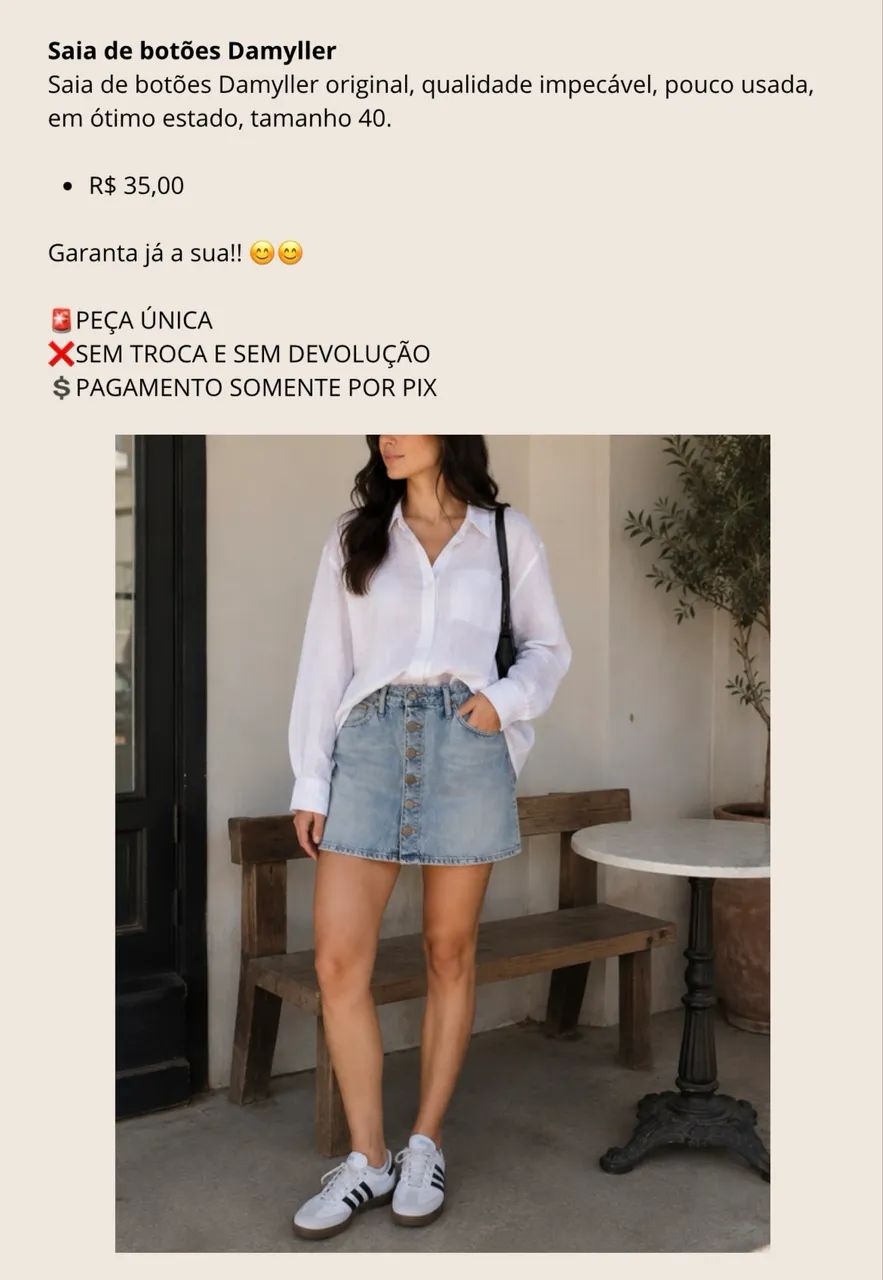 Brechó de roupas 
