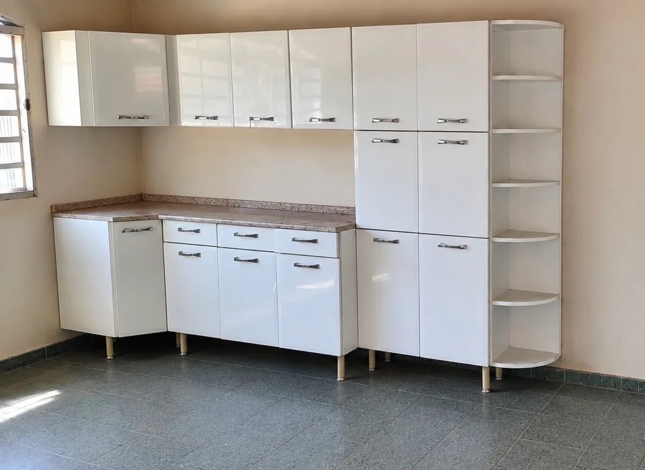 Armário de cozinha Itatiaia branco 