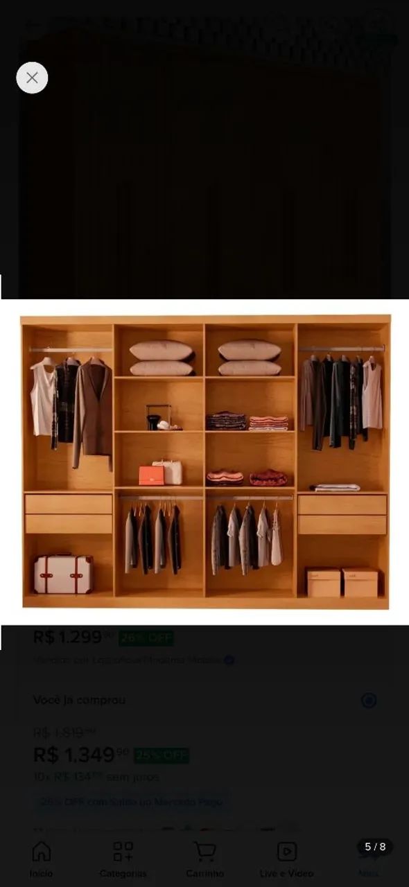 GUARDA ROUPA 8 PORTAS  - Foto 2