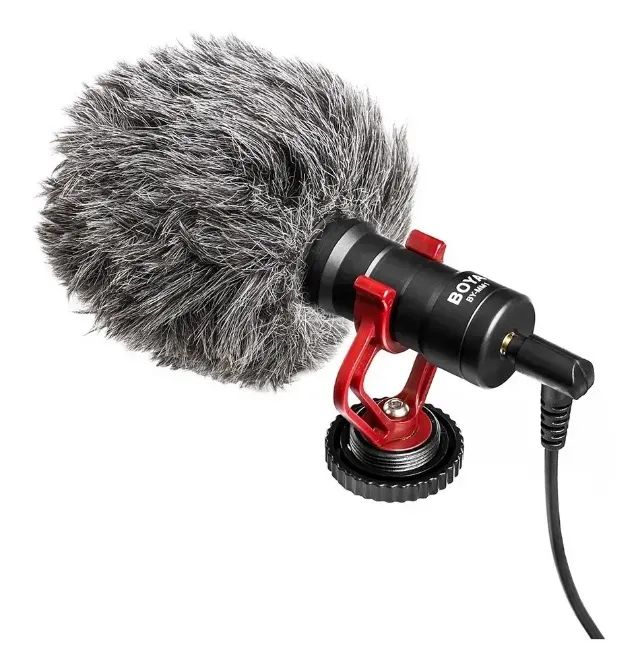 Microfone Boya By-mm1 - Direcional Para Câmeras E Celulares