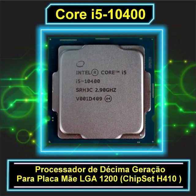  Processador Core i5 10400 2.9Ghz LGA 1200 Sem Coler 