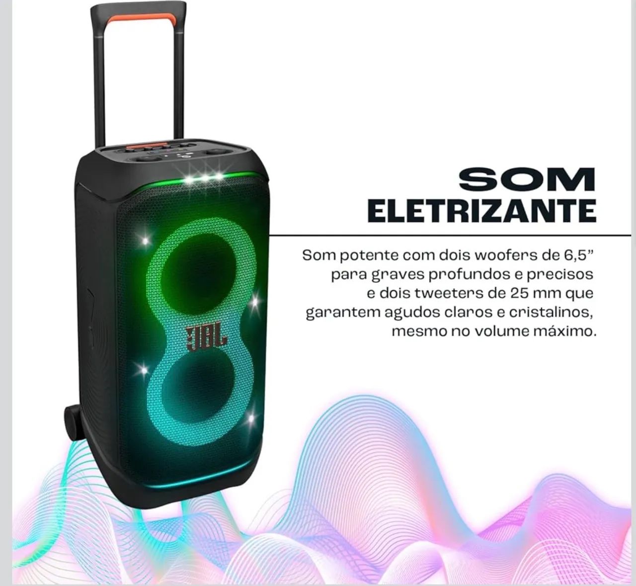 Caixa Jbl PartyBox 320 - Foto 3