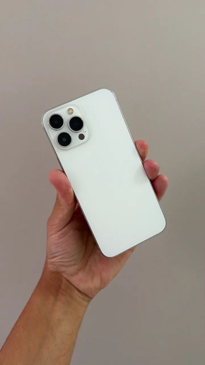 iPhone 13 Pro Max 128gb Silver / seminovo - Celulares e