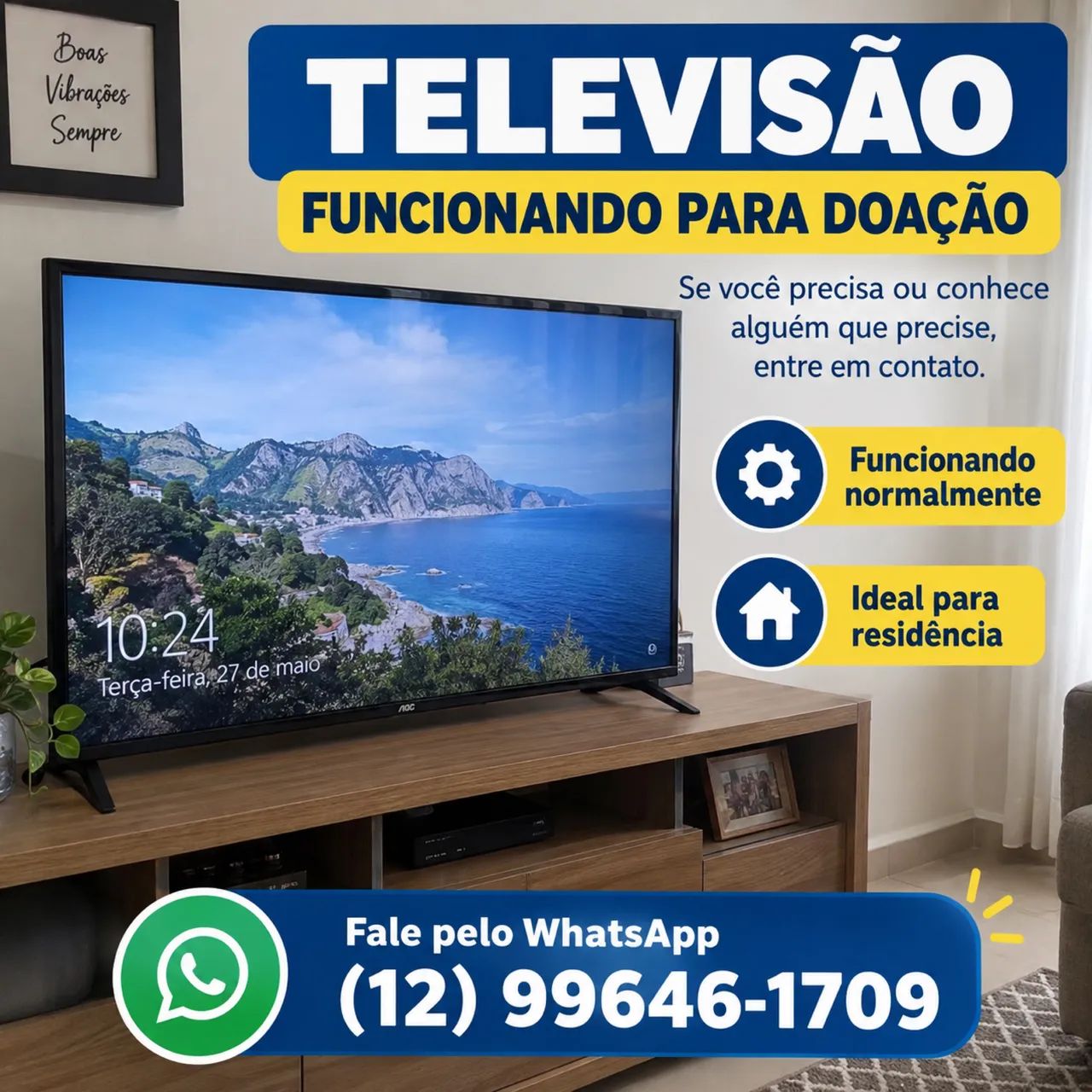 Doação de tv 