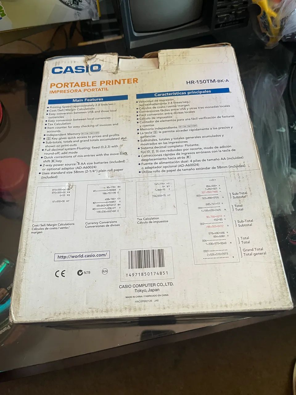 Calculadora Casio HR-150TM-BK-A - Foto 2