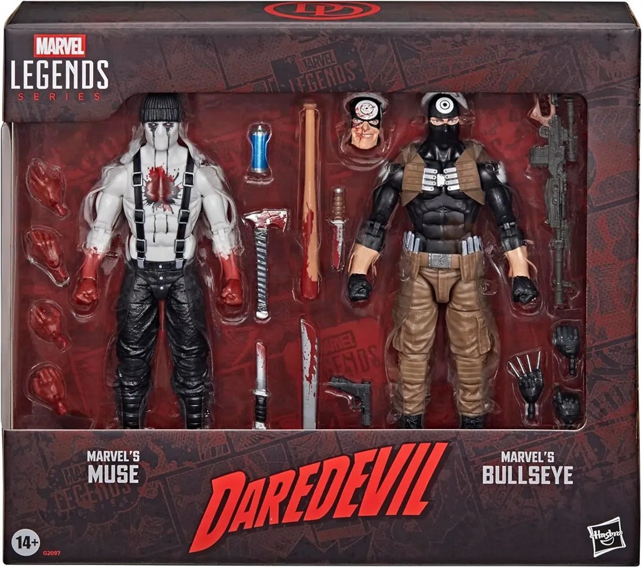 Marvel legends pack - muse and bullseye - daredevil 