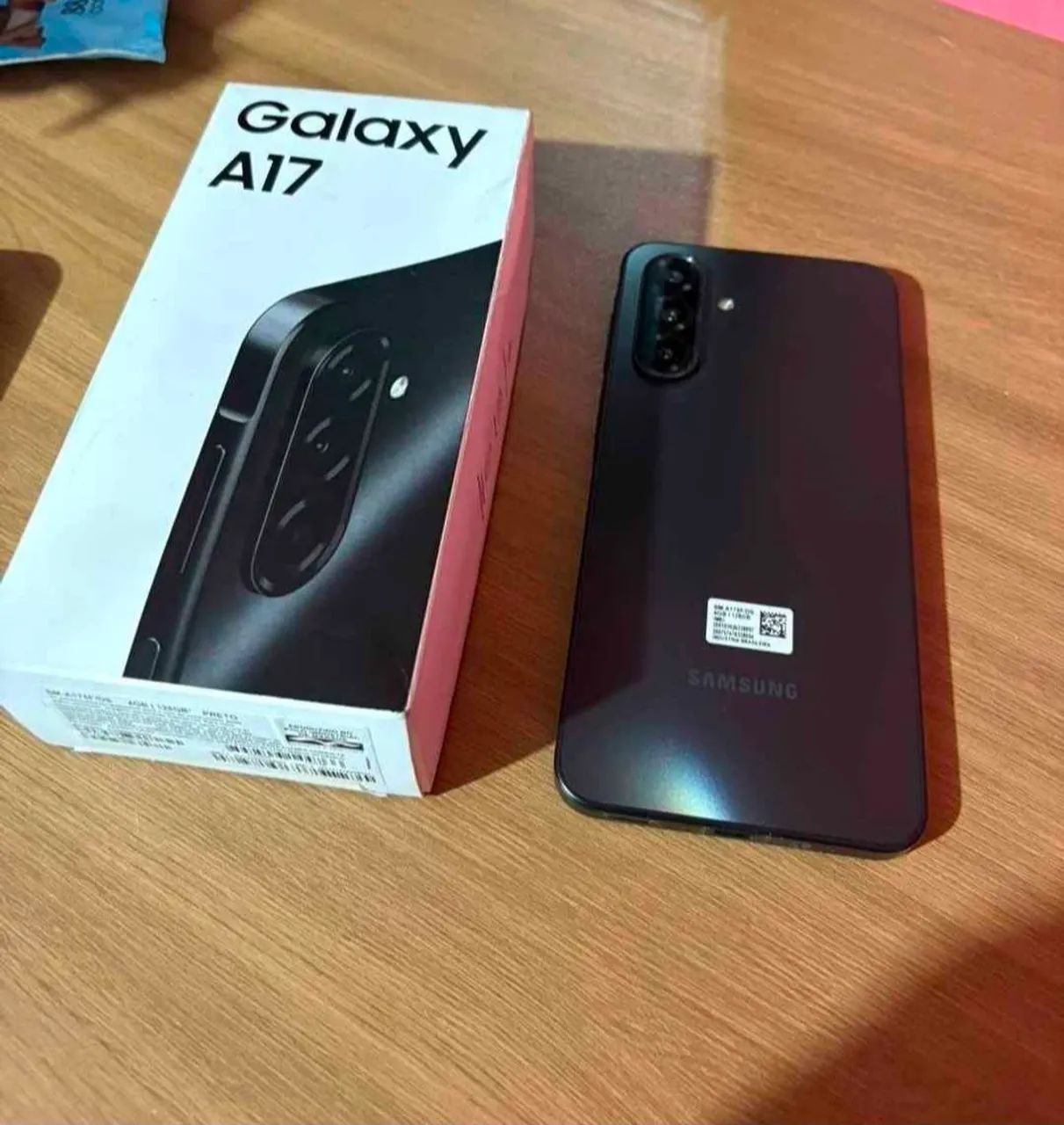 Samsung A17 zero com nota 