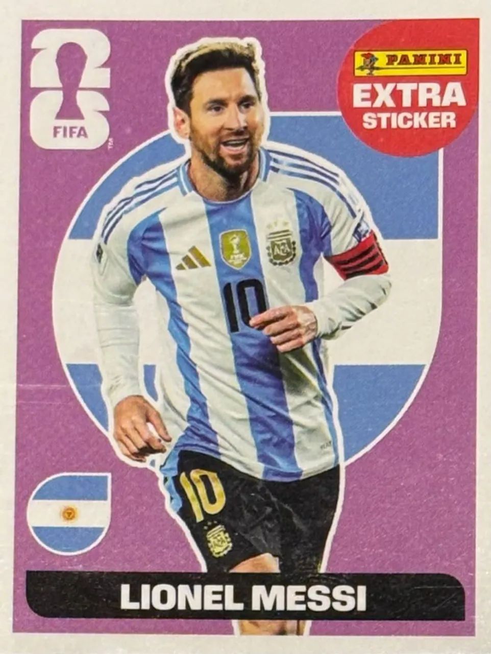 Extra sticker messi