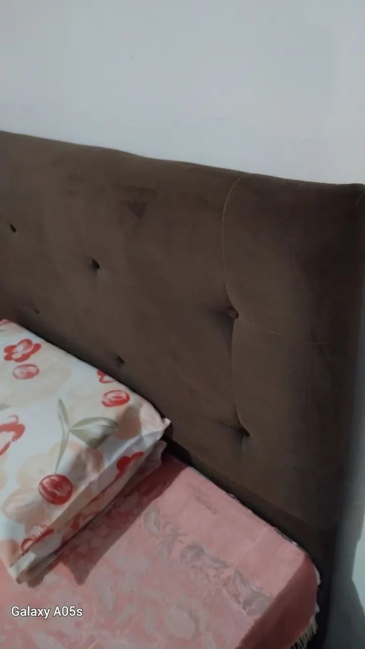 Cama box de Casal com Cabeceira Estofada - Foto 3