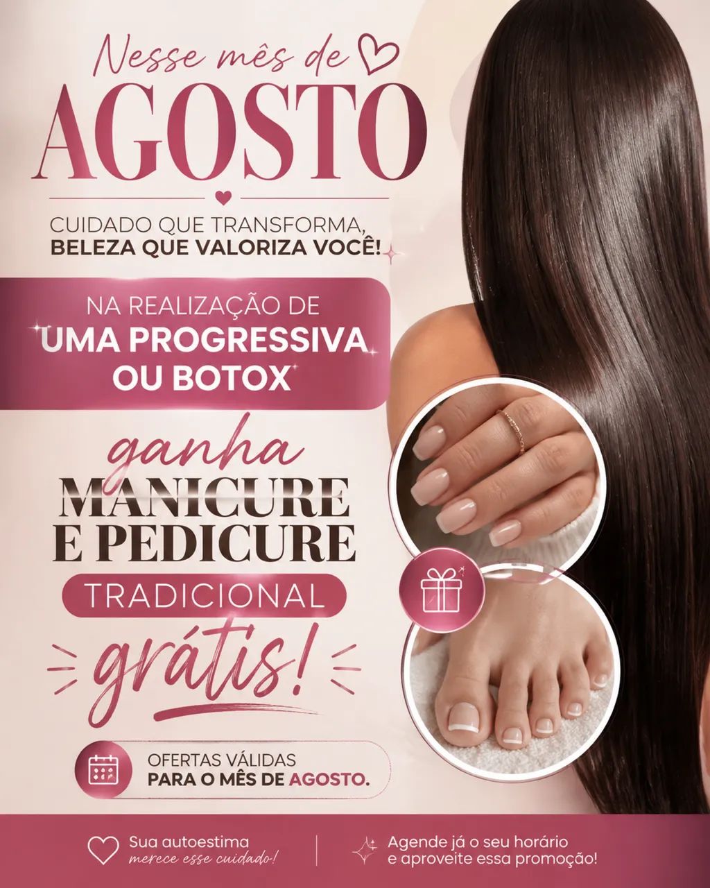 Agosto chegou com presente para você! ?