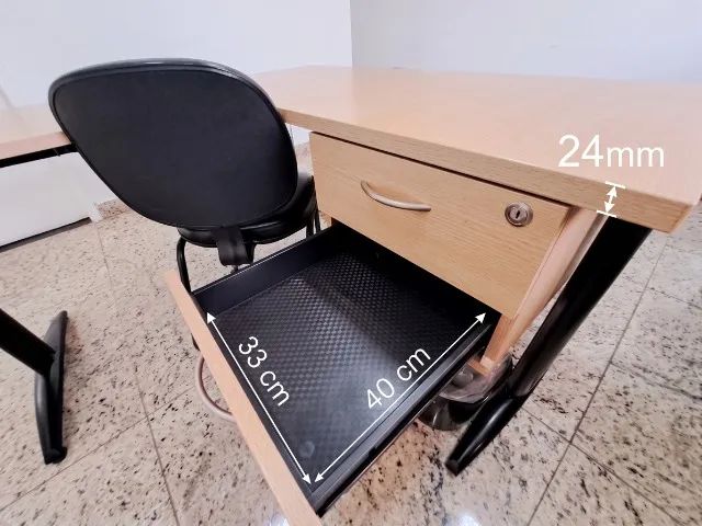 MESA DE ESCRITÓRIO EM ''L'' 140CMX140CM - Foto 2