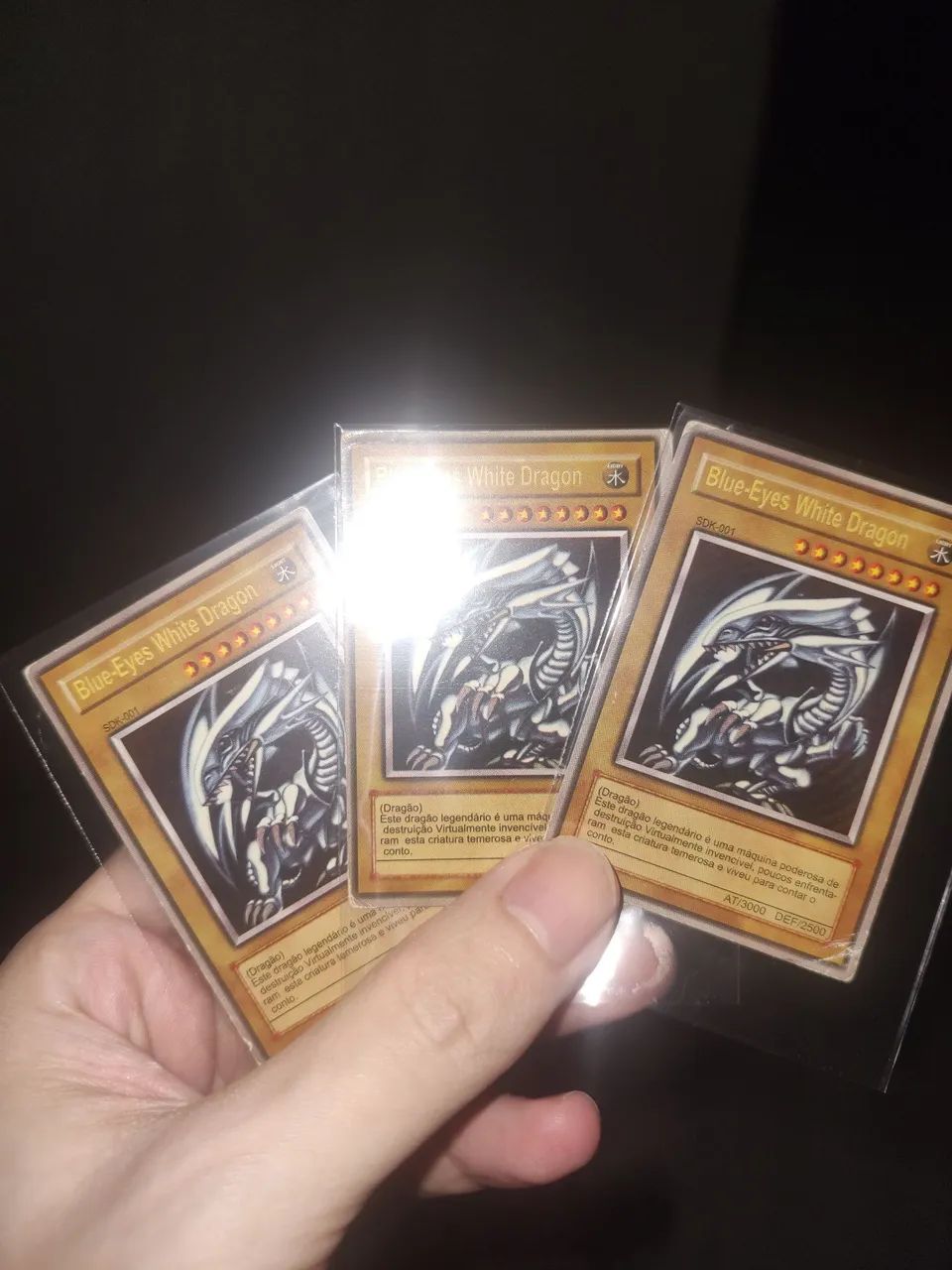 Mini cartas Yu gi oh - Blue Eyes White Dragon - Foto 4