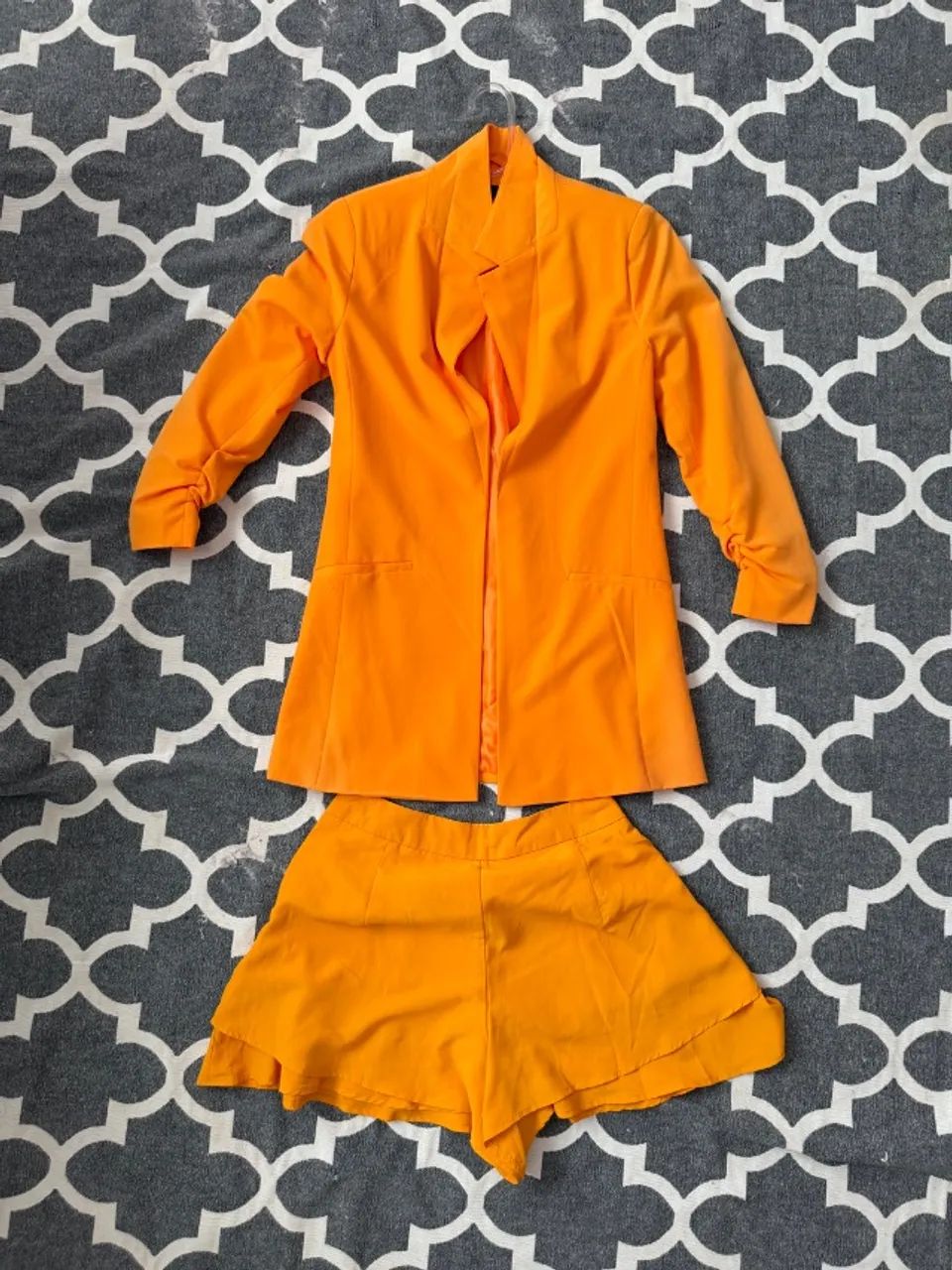 Conjunto blazer + short laranja - Foto 2