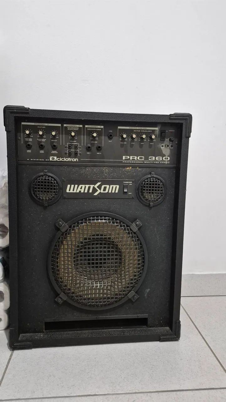 Caixa de som wattson 360-usada - Foto 2