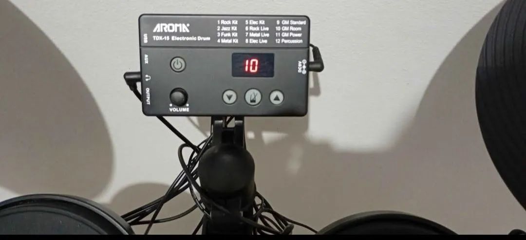 Bateria eletrônica AROMA TDX-15 - Foto 4