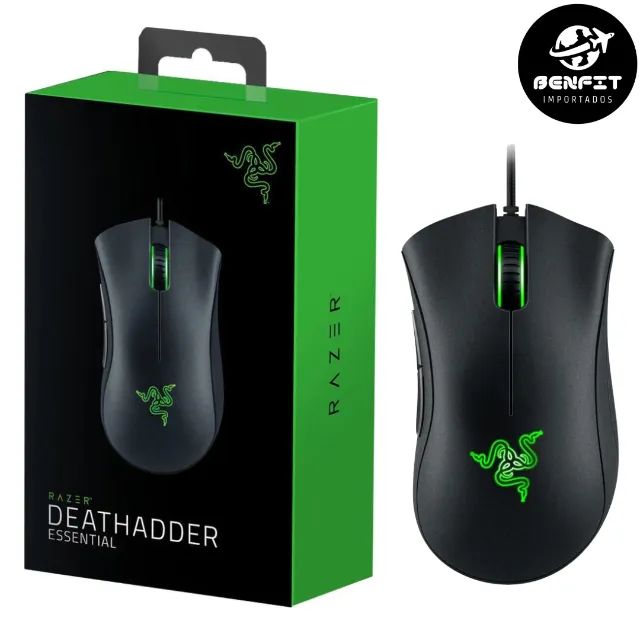 Mouse Razer DeathAdder Essential Preto 6400 Dpi