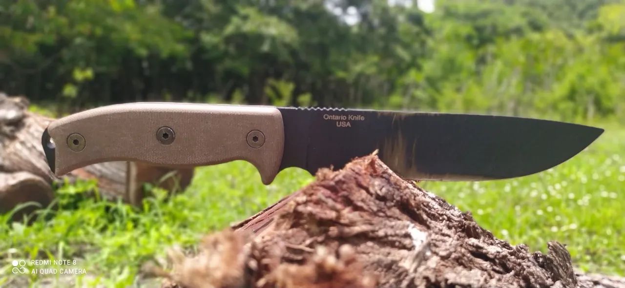 Faca Ontario Rat 7 Full Tang Aço Carbono 1095 - Foto 4