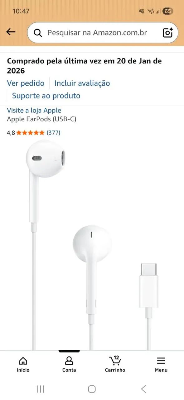 Fone de ouvido apple 100% original - Foto 6