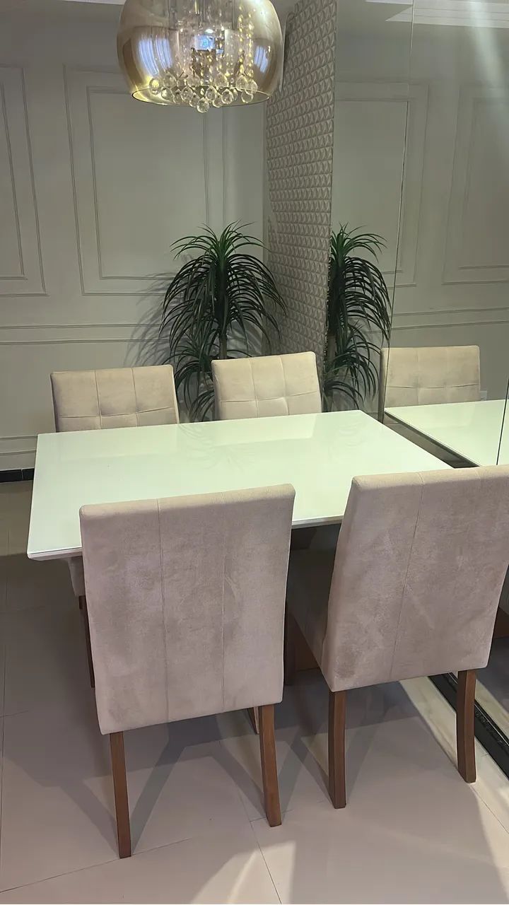Mesa de jantar 4 cadeiras  - Foto 4