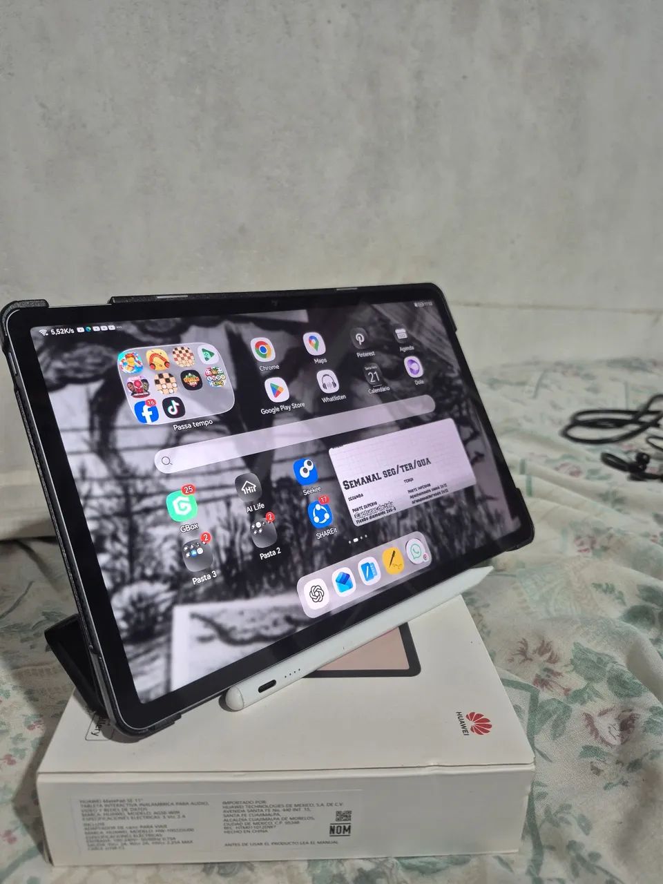 TABLET COM CANETA PRA ESTUDO HUAWEI - Foto 4