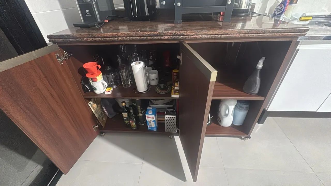 Armário de cozinha tampo em granito  - Foto 2