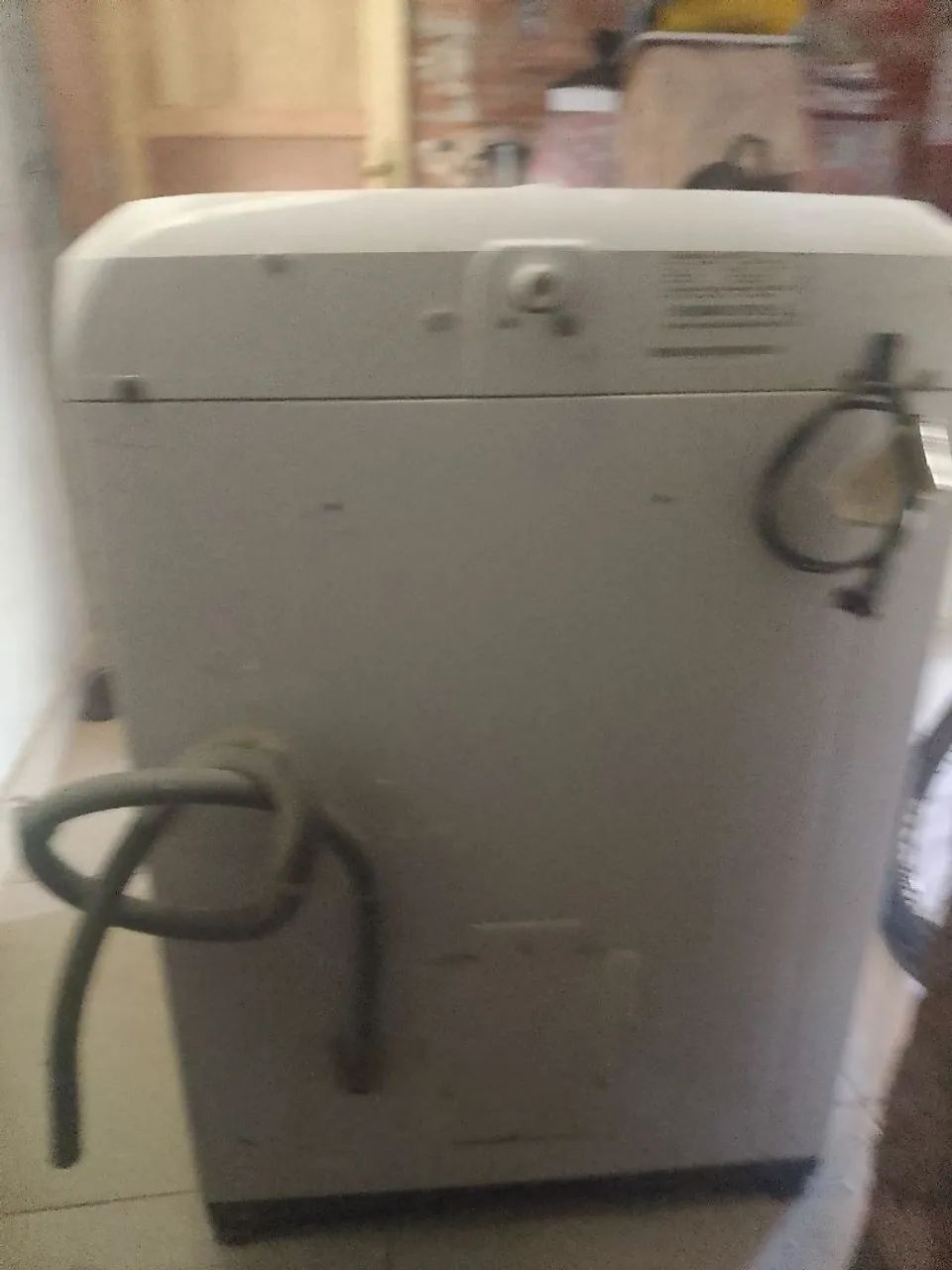 Máquina de lavar roupa usada com defeito  - Foto 5
