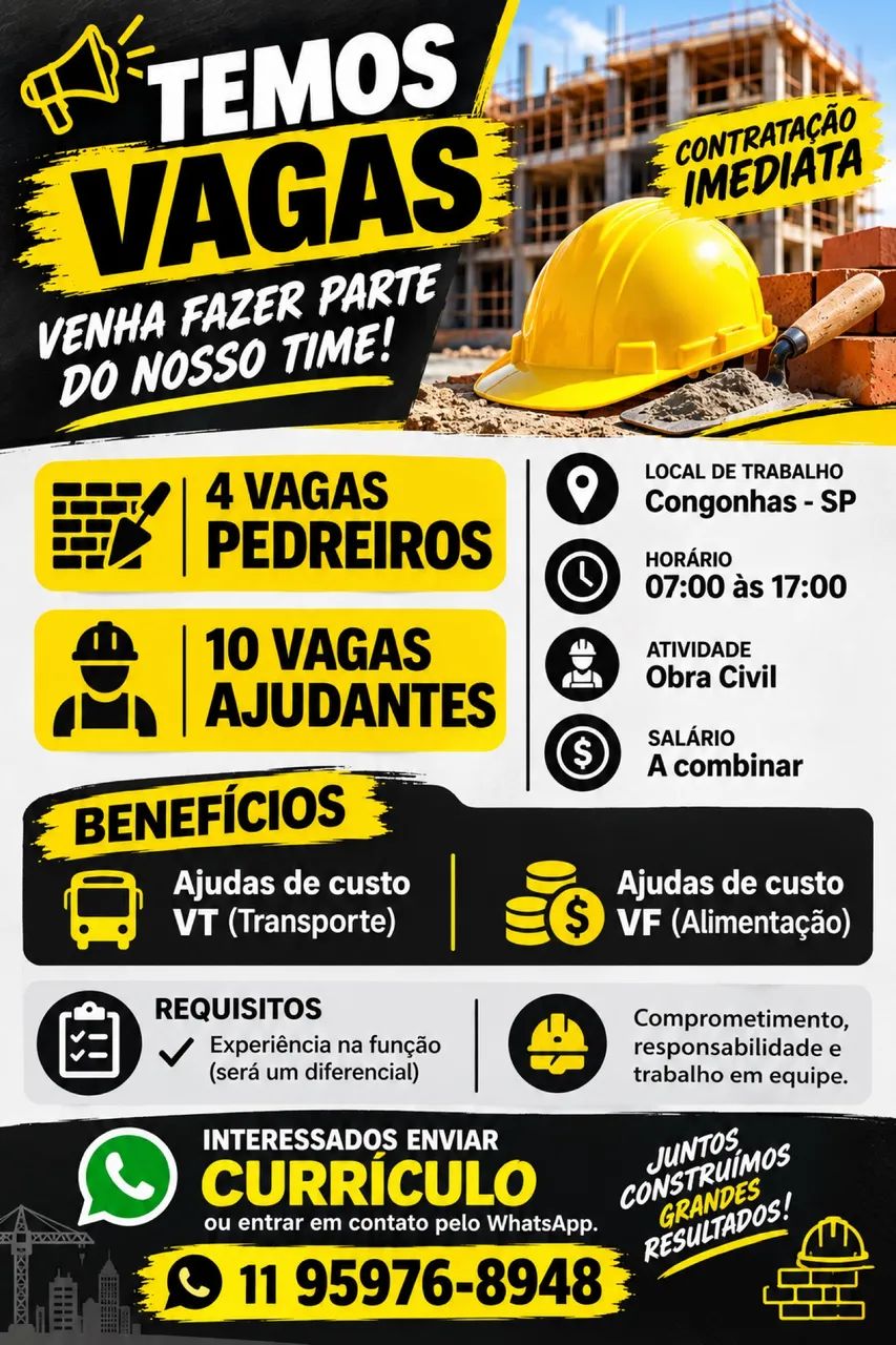 Vaga de serviços