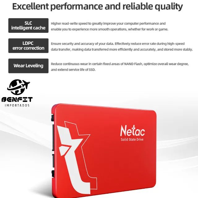 Ssd Sata 3 Netac 512gb - Foto 2