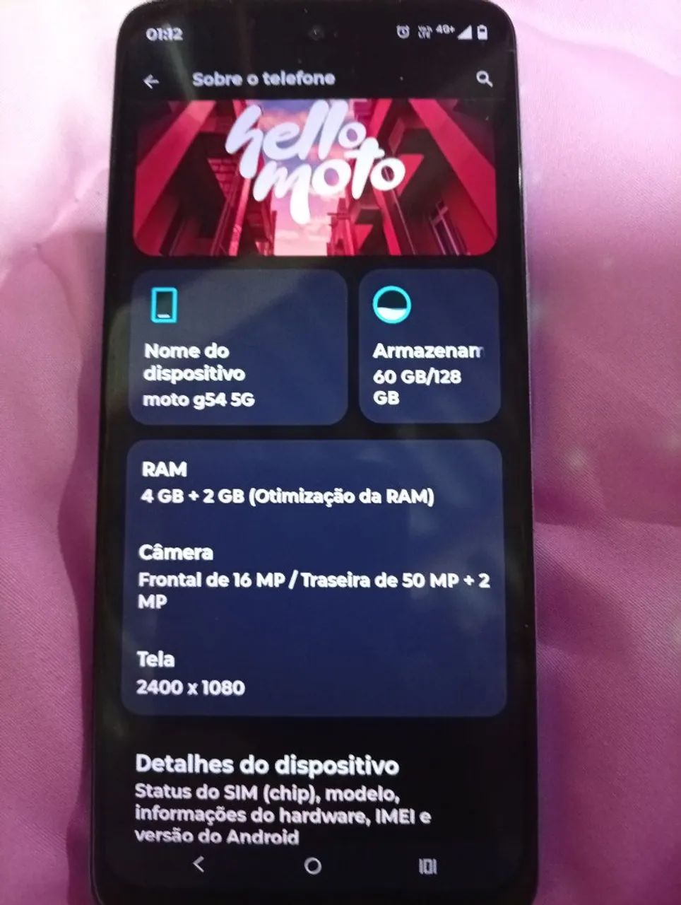 Moto G54 semi novo - Foto 3