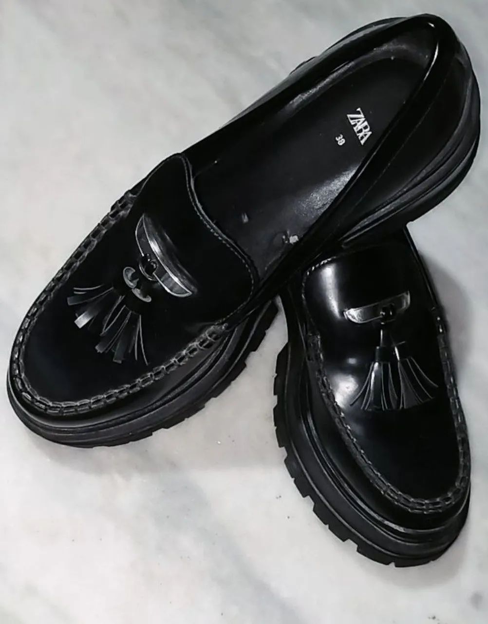 Mocassim zara feminino