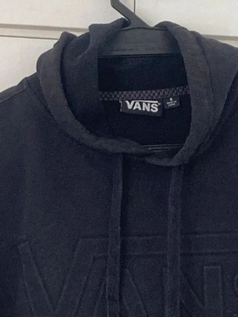 Moletom Vans preto com capuz - Foto 4